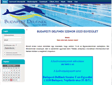 Tablet Screenshot of budapestidelfinek.hu